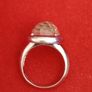 Vintage Sterling Silver with Clear Quartz Gem Image 3