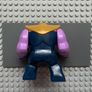 lego super heroes sh0504 Thanos minifigure- Large Figure, Dark Blue Outfit, Medium Lavender Arms, Pearl Gold Helmet Image 2