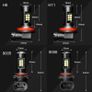 2Pcs H8 H11 Led HB4 9006 HB3 9005 Fog Lights Bulb 3030SMD 1200LM 6000K White Car Driving Running Lamp Auto Leds Light 12V 24V Image 7