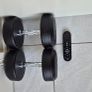 brand new 2x20kilo rubber coated dumbbells Image 4