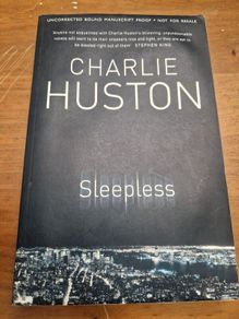 # uncorrected books- sleepless by charlie huston.  and istanbul diary by adrian kenny