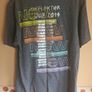 Arcade Fire Reflektor Tour 2014 t shirt grey Size medium mens womens unisex Image 5
