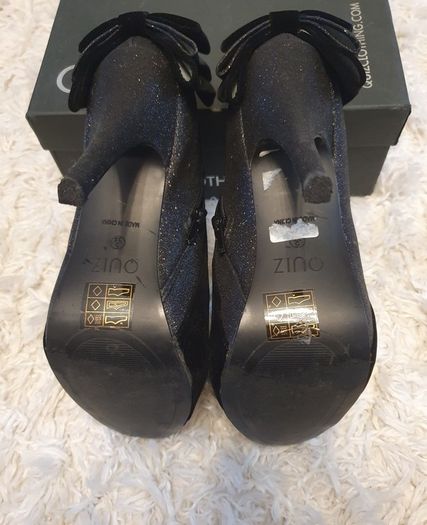 Fabulous Black Bow Shoes