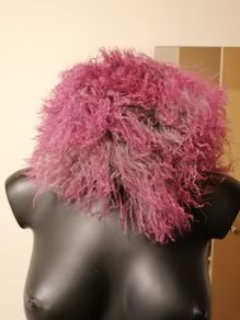 Women's Genuine Fur Lambswool Hat NWT
