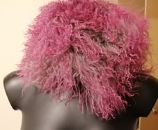 Women's Genuine Fur Lambswool Hat NWT