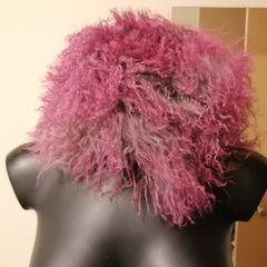 Women's Genuine Fur Lambswool Hat NWT