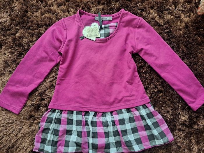 Girls ruffle top 7-8 new
