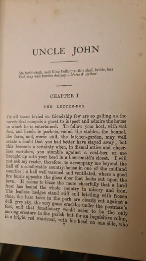Uncle John By G. J. Whyte-melville. Illustrated By S. E. Waller. Hardback. In Fair Condition.