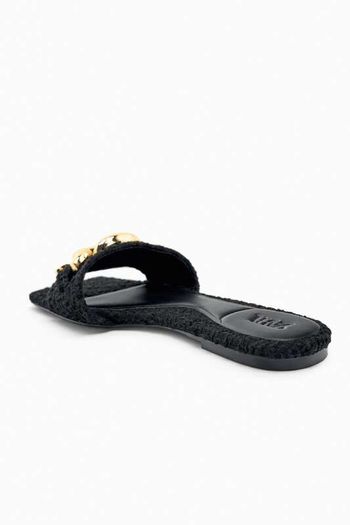 ZARA Golden Chain Flats