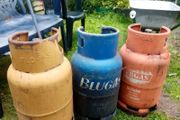 gas cylinders   2 left