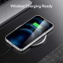 lass Case Compatible with iPhone 12 Pro Max Scratch-Resistant Tempered Glass Shock-Absorbing Flexible Frame Clear Image 3