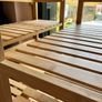 2 Bamboo shelving units - 6 Tier perfect condition Image 6