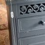 Painted Wooden Bedside Cabinet / Side Locker Image 4