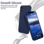 Liquid Silicone Case For iPhone XS Max Luxury Thin ShockProof Soft Phone Cover Blue - FHT6IPXSMLK Image 7