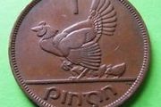 Pre Decimal Irish Penny 1965