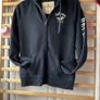 hoodie navy Hollister hoodie size medium sleeve logo Image 9