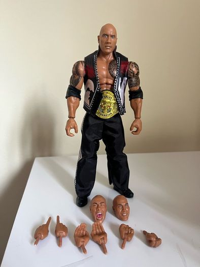The Rock Ultimate Edition WWE wrestling figure