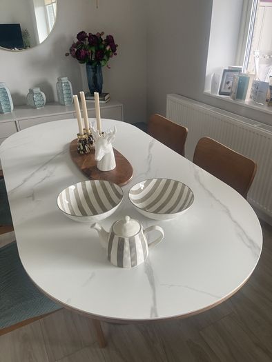 2 Large Pasta Bowls & Teapot