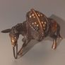 Finely Detailed Vintage Spelter Donkey (Copper/Bronze Finish) Image 5