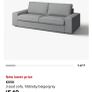 kivik grey 3 seater and footstool Image 2