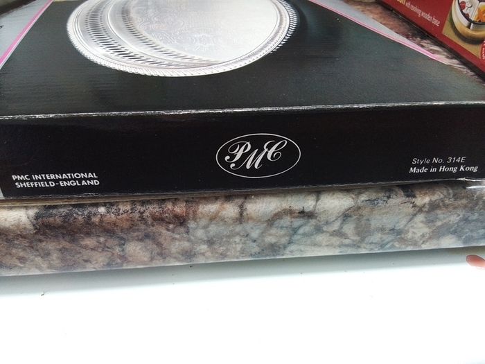Silver Plated Ovel Gallery Tray