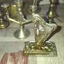 Vintage Lot of Cast Brass Doll House Ornaments, Postage Available or Collection Image 6
