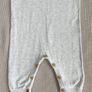 The Little White Company Organic Cotton Bunny Pom-Pom Knitted Romper 6-9 Months Image 5