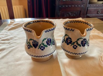 Nicholas Mosse  Retired jugs.  2 pansy jugs priced individually