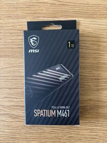 Msi 1TB SSD Nvme M.2 - 5000MB/s Read & 3200MB/s Write - Pcie 4x4 Nvme 1.4 Internal Solid State Drive For Pc Laptop - Brand New