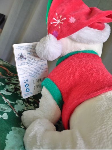 Shop Disney Marie Aristocats Christmas Festive Holiday Soft Toy Plush