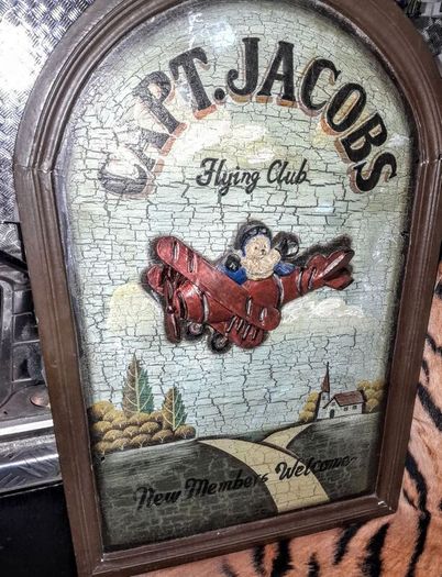 Large 3D handcarved wooden sign