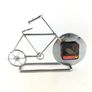 Chrome bicycle clock for child room Image 7