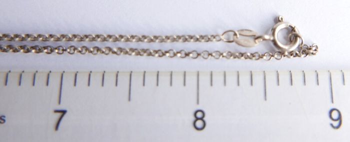 CELINE 925 Sterling Silver Name Necklace