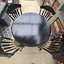 round table + 4 chairs upcycled Image 10