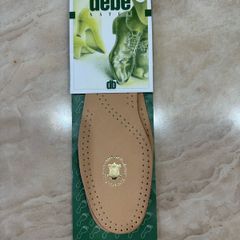 Unisex Debe real leather shoes insoles, size 41(UK 7-7.5)