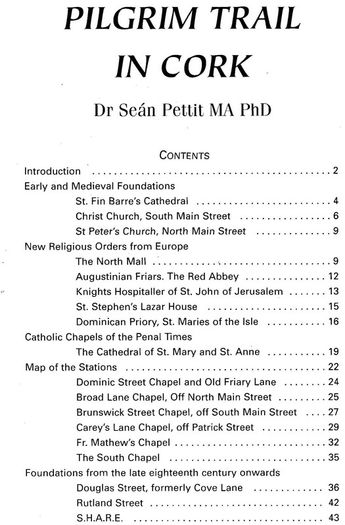 Pilgrim Trail In Cork - A Guide To People And Places In The City's Religious History - Dr. Sean Pettit