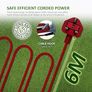 Hedge Trimmer and Cutter - 600W - 55cm Diamond Cutting Blade - 16mm Tooth Opening - 6M Power Cable - Ultra-Light 2.5Kg - Two-Way Safety Switch - Soft Grip Handle Image 5