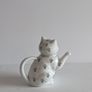 Vintage Hand painted Chinese Lucky Cat Teapot Image 3