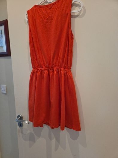 Tangerine cotton dress uk10