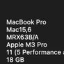 Macbook Pro - M3 Pro Chip - 18GB Ram - 512GB SSD Image 7