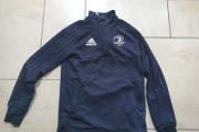adidas leinster rugby half zip  top 9-10