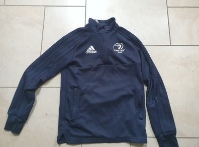 adidas leinster rugby half zip  top 9-10
