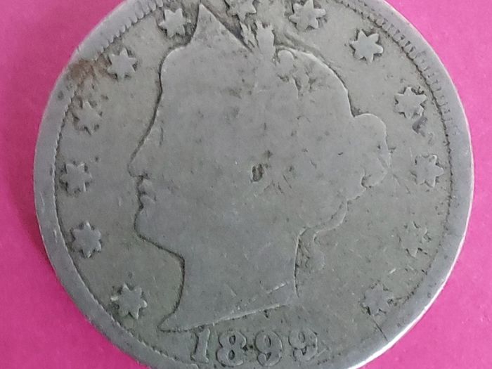 1899 American LIBERTY Nickle coin