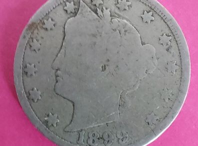 1899 American LIBERTY Nickle coin