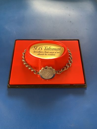 Silver Emergency Bracelet