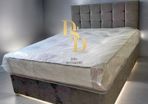 Small Double Bed. Headboard & Mattress