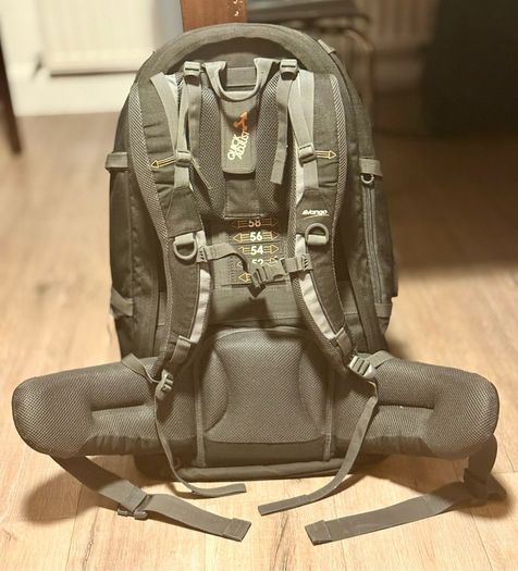 Vango Freedom 80+20 Hiking Backpack Travel Rucksack Adjustable Back Black