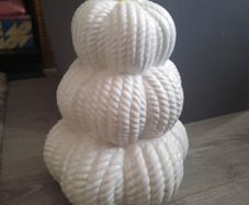 Ceramic knit look pumpkins