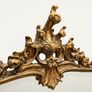 Ornate Louis XV Style Horizontal Gilt Mirror Image 4