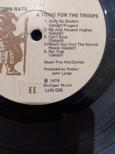 the boomtown Rats vinyl lp